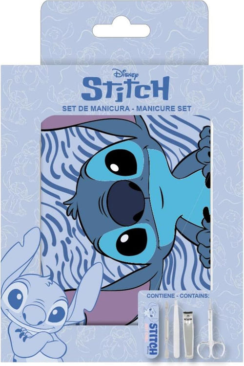 Étui métallique Stitch Just Chill fermé montrant le motif coloré Lilo & Stitch