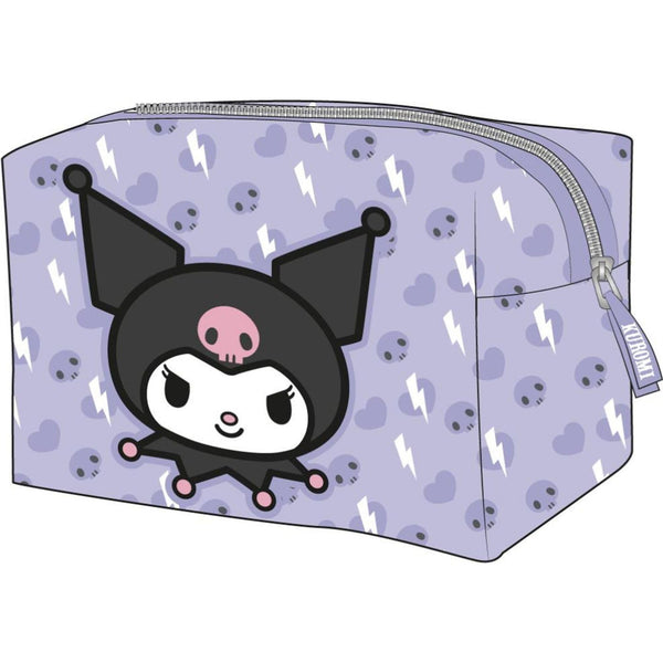 Trousse de toilette de voyage Hello Kitty et Kuromi au style kawaii