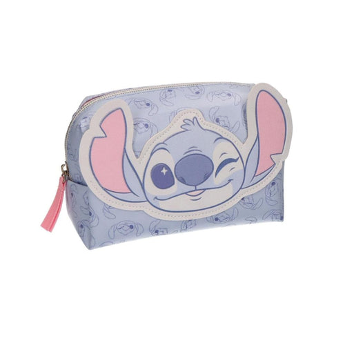 Trousse de toilette Stitch Disney transparente multicolore avec fermeture éclair