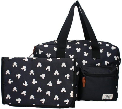 Intérieur du sac à langer montrant les compartiments et rangements pratiques