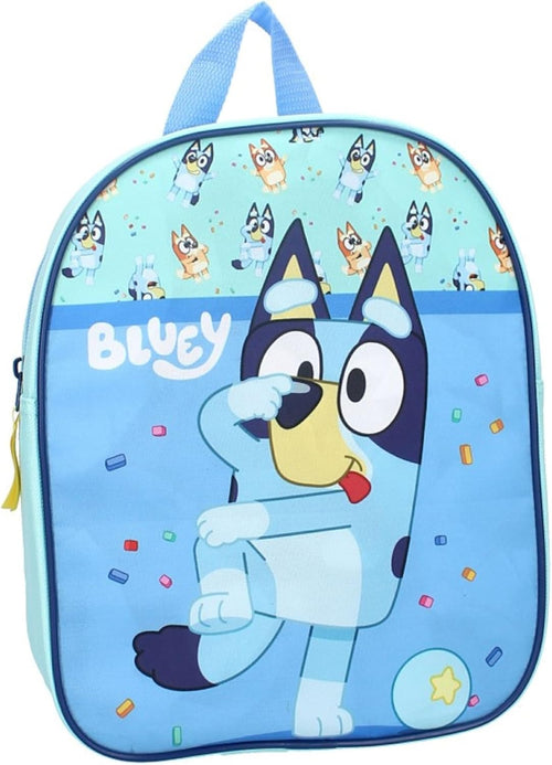 Sac à dos enfant Bluey Meilleurs Amis amusants avec grand compartiment zippé