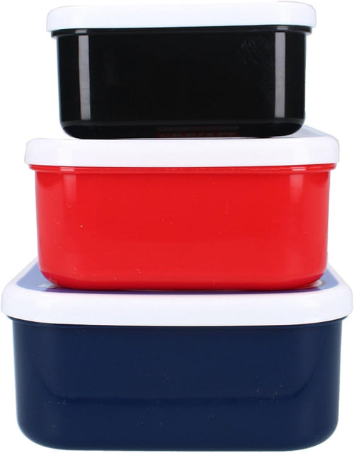 Gros plan sur le motif coloré Spidey et ses Amis sur le couvercle