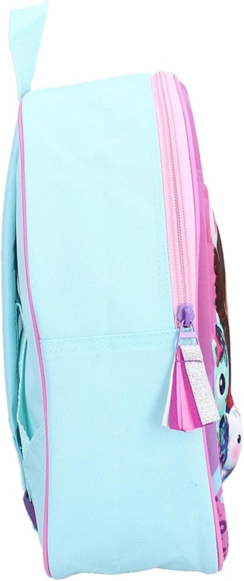 Vue de dos du sac à dos Gabby's Dollhouse avec bretelles réglables