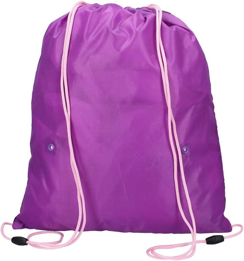 Détail de l’ouverture supérieure du sac de sport Unicorn Academy pour accéder aux affaires