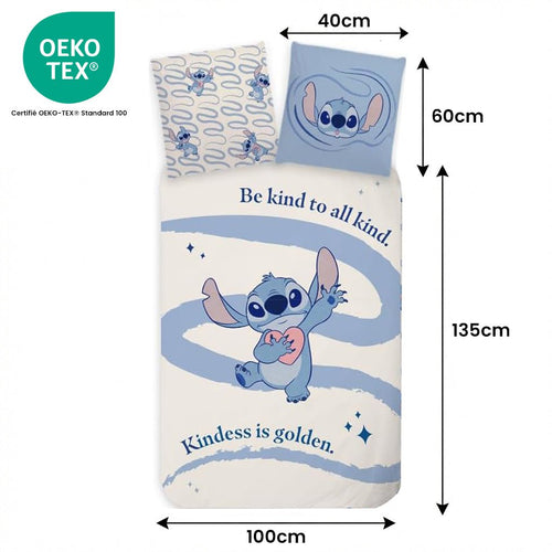 Taille de la parure de lit Parure de lit Lilo & Stitch – 100x135