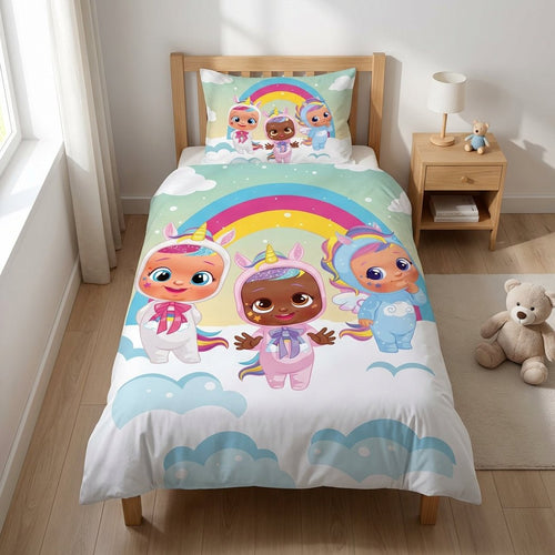 Vue de dessus - Parure de lit Cry Babies – 100x135