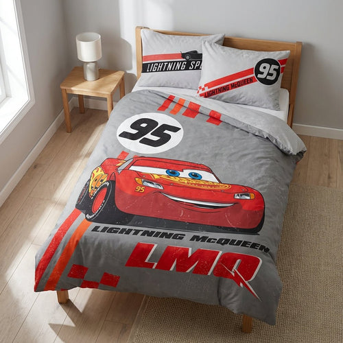Vue de dessus - Parure de lit Flash McQueen – 100x135