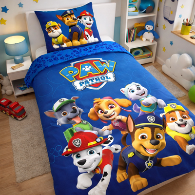 Vue de côté - Parure de lit Pat' Patrouille – 100x135