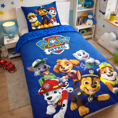 Vue de côté - Parure de lit Pat' Patrouille – 100x135