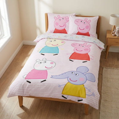 Vue de côté - Parure de lit Peppa Pig – 100x135