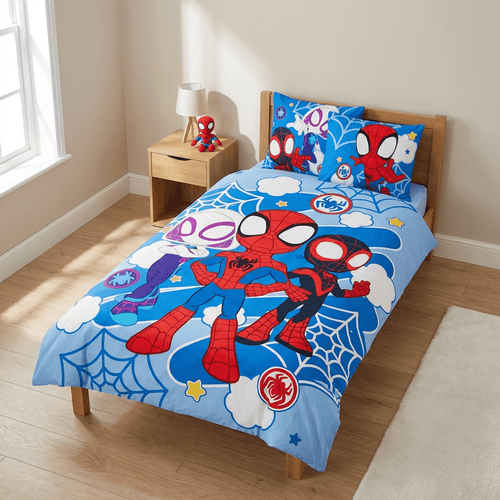 Vue de côté - Parure de lit Spidey – 100x135