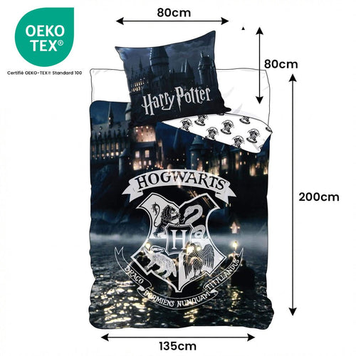 Taille de la parure de lit Parure de lit Harry Potter – 135x200