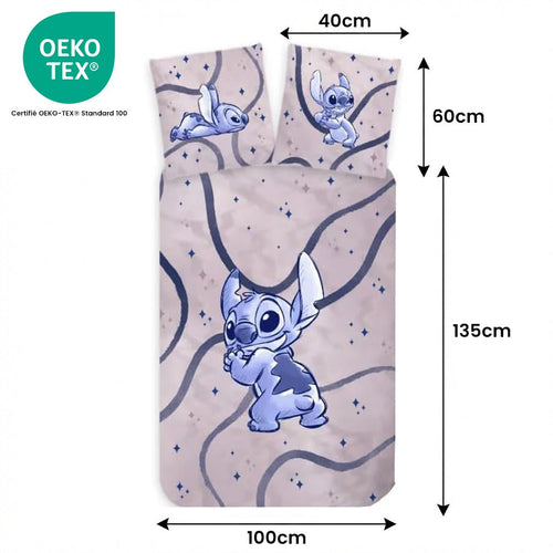 Taille de la parure de lit Parure de lit Stitch – 100x135