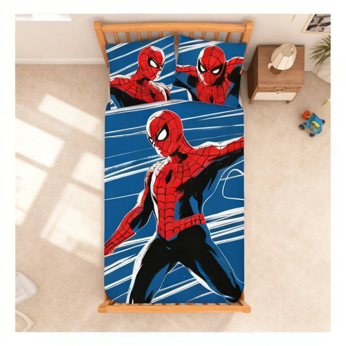 Vue de dessus - Parure de lit Spider-Man – 100x140