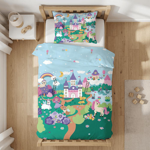 Vue de dessus - Parure de lit Princesse – 100x135