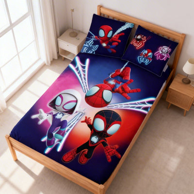 Vue de côté - Parure de lit Spidey, Ghost-Spider, Spin – 100x140