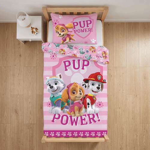 Vue de dessus - Parure de lit Pat' Patrouille – 100x135