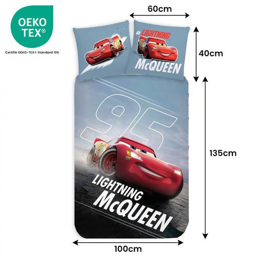 Taille de la parure de lit Parure de lit Disney Cars – 100x135