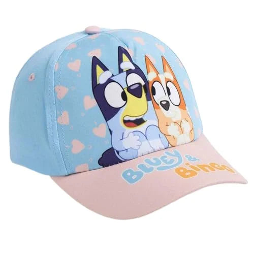 Casquette Bluey multicolore avec bande réglable vue de face