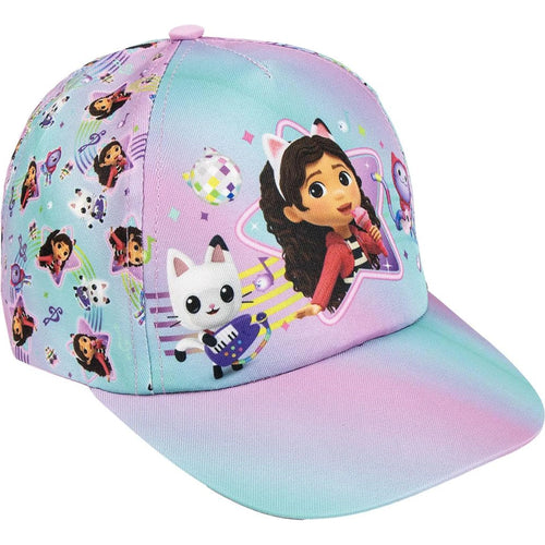 Casquette multicolore Gabby's Dollhouse avec broderie personnage sur le devant