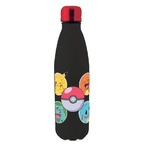 Gourde Pokémon acier inoxydable coloré avec motif Pikachu