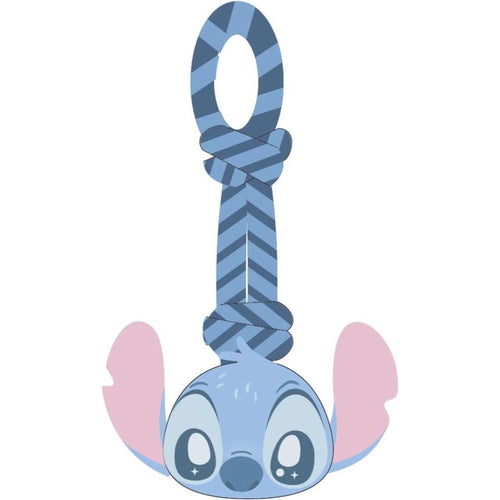 Corde tressée colorée avec pendentif Stitch pour jouet à mâcher chien