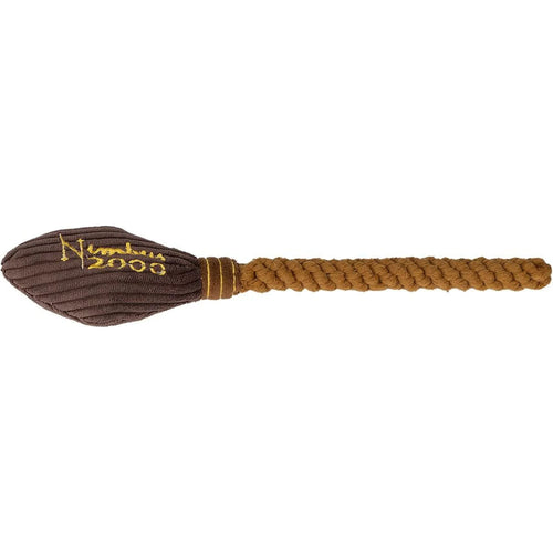 Jouet à mâcher chien forme balai Harry Potter marron et jaune