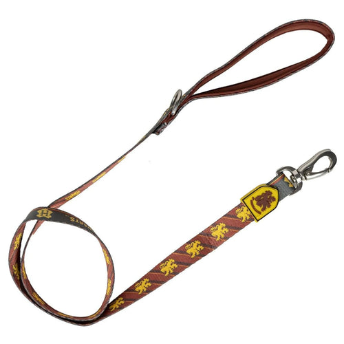 Laisse pour chien Harry Potter rouge et jaune aux couleurs de Gryffondor