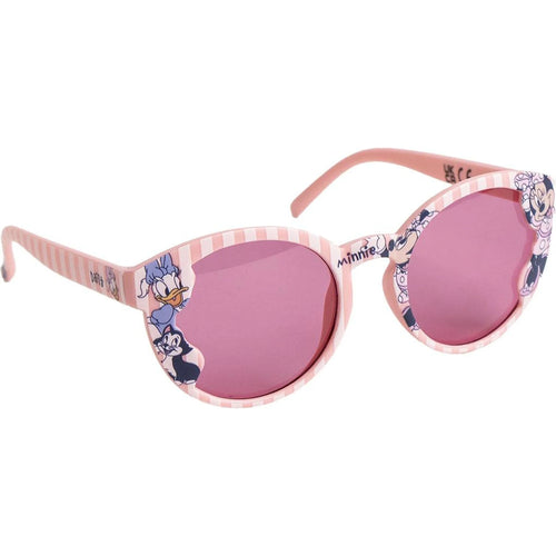 Lunettes de soleil roses Minnie Mouse motif rectangulaire pour enfant