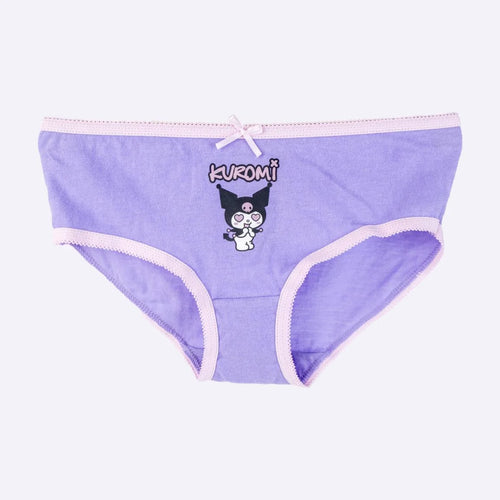 Culotte rose avec visage de Hello Kitty brodé au centre