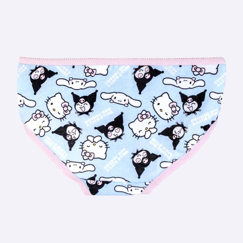 Pack 3 Culottes Hello Kitty et Kuromi Coton Fille
