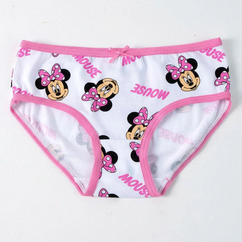 Pack de trois culottes en coton Minnie Mouse posées côte à côte