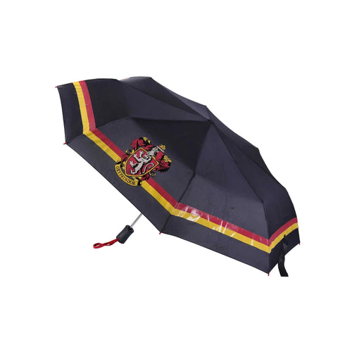Parapluie noir Gryffondor fermé avec poignée plastique automatique