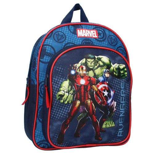 Sac à dos bleu marine Avengers avec Hulk Captain America Iron Man imprimés