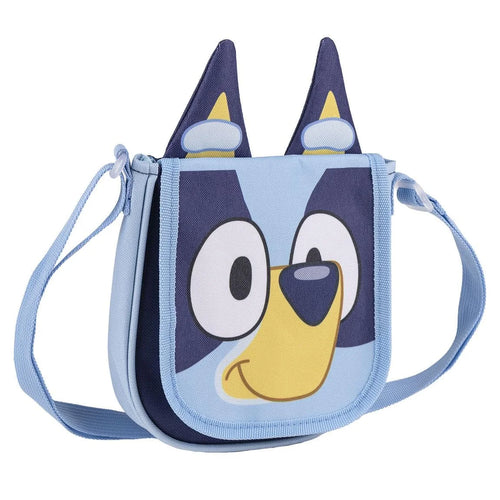 Sac bandoulière bleu Bluey avec oreilles en relief 3D