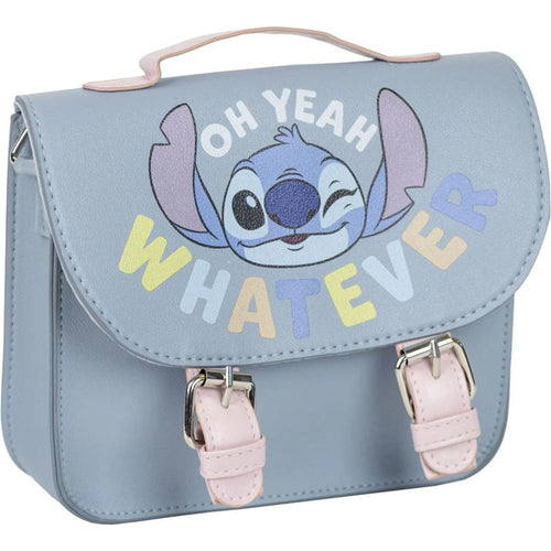 Sac bleu Stitch avec imprimé du personnage Disney sur toute la face