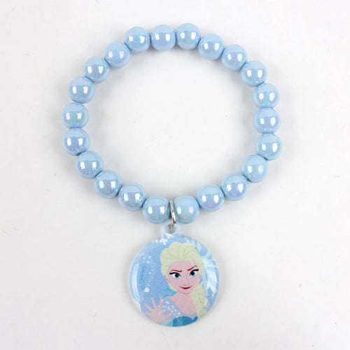 Élastiques à cheveux roses et bleus assortis au set Frozen