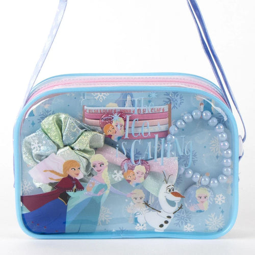 Trousse Reine des Neiges avec accessoires cheveux Anna Elsa Olaf